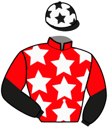 casaque portée par Stefano S. jockey du cheval de course LUTHIER, information pmu ZETURF