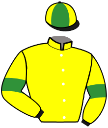 casaque portée par Menager A. jockey du cheval de course MERYTATON, information pmu ZETURF