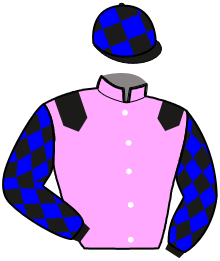 casaque portée par Rochard B. jockey du cheval de course LUTELLIA MONNERIE, information pmu ZETURF