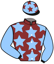 casaque portée par Cordeau P. J. jockey du cheval de course KING QUICK, information pmu ZETURF casaque portée par Cordeau P. J. jockey du cheval de course KING QUICK, information pmu ZETURF