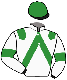 casaque portée par Collette A. jockey du cheval de course JOUR ET NUIT, information pmu ZETURF