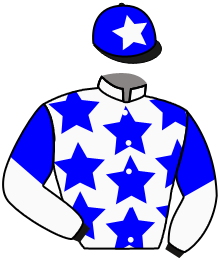 casaque portée par Zeeshaan Sahebjan Moh. jockey du cheval de course HELLO COTAI, information pmu ZETURF