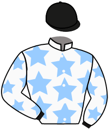 casaque portée par Demuro C. jockey du cheval de course BEAUTIFUL MESS, information pmu ZETURF