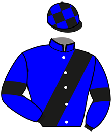 casaque portée par Rogy E. jockey du cheval de course IDEO DE REP, information pmu ZETURF