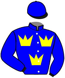 casaque portée par Martens C. jockey du cheval de course INFERNO PIPER, information pmu ZETURF