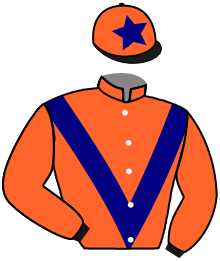casaque portée par Eon Mlle M. jockey du cheval de course NASDAQ, information pmu ZETURF