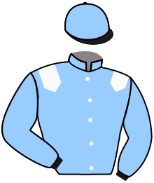 casaque portée par Lefebvre F. jockey du cheval de course BRILLIANT BLUE, information pmu ZETURF