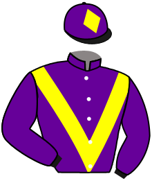 casaque portée par Forest M. jockey du cheval de course KENDJA, information pmu ZETURF