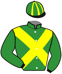 casaque portée par Lagadeuc F. jockey du cheval de course QUEEN OF PARIS, information pmu ZETURF casaque portée par Lagadeuc F. jockey du cheval de course QUEEN OF PARIS, information pmu ZETURF
