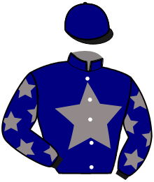 casaque portée par Marie B. jockey du cheval de course ENJEU DAIRPET, information pmu ZETURF
