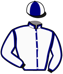 casaque portée par Geray P. jockey du cheval de course LAURAGAISE DOTHRAK, information pmu ZETURF