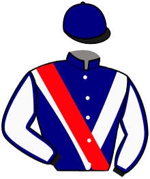 casaque portée par Mayeur R. jockey du cheval de course JAKSON, information pmu ZETURF
