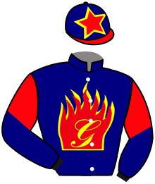 casaque portée par Bachelot T. jockey du cheval de course FLAME D'AMOUR, information pmu ZETURF casaque portée par Bachelot T. jockey du cheval de course FLAME D'AMOUR, information pmu ZETURF