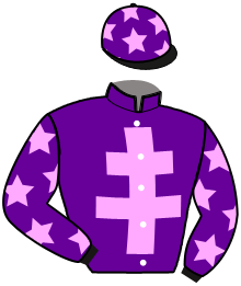 casaque portée par Feron J. Ch. jockey du cheval de course GUIBSON DU SOLNAN, information pmu ZETURF