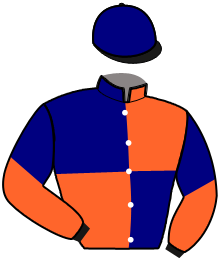 casaque portée par Slimane A. jockey du cheval de course GOOD MORNING ELGE, information pmu ZETURF