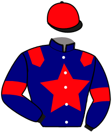 casaque portée par Marie B. Th. jockey du cheval de course IDEFIX JIHEM, information pmu ZETURF