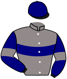casaque portée par Gutierrez Val A. jockey du cheval de course O MEIGO, information pmu ZETURF