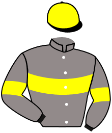 casaque portée par Rocher Nail V. jockey du cheval de course JOCKO DU LIN, information pmu ZETURF