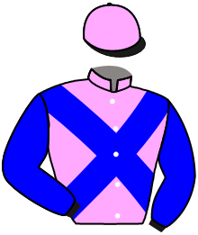 casaque portée par Zuliani A. jockey du cheval de course GIPSY DE CHOISEL, information pmu ZETURF