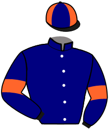casaque portée par Chauve-laffay Ben. jockey du cheval de course LATINO, information pmu ZETURF