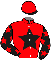 casaque portée par Tintillier A. jockey du cheval de course KAMARA DAIRPET, information pmu ZETURF