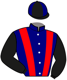 casaque portée par Lamaziere L. jockey du cheval de course KADOR DU RABUTIN, information pmu ZETURF