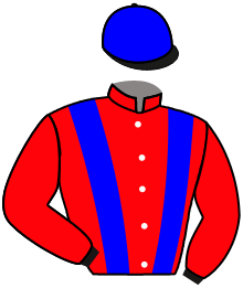 casaque portée par Guyon M. jockey du cheval de course SITJAR, information pmu ZETURF casaque portée par Guyon M. jockey du cheval de course SITJAR, information pmu ZETURF