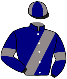 casaque portée par Delaune G. jockey du cheval de course JAYA KALOUMA, information pmu ZETURF
