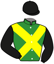 casaque portée par Grelin Mme Vér. jockey du cheval de course IMOYO WOLF, information pmu ZETURF