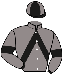 casaque portée par Ligot L. jockey du cheval de course IMPERATIF LA BORIE, information pmu ZETURF