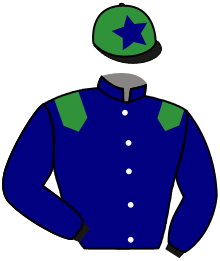 casaque portée par Lajon W. jockey du cheval de course MARTY MCFLY, information pmu ZETURF