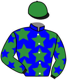 casaque portée par Mouesan H. jockey du cheval de course QASSEM, information pmu ZETURF casaque portée par Mouesan H. jockey du cheval de course QASSEM, information pmu ZETURF