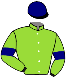 casaque portée par Riou C. jockey du cheval de course ISAGIRL, information pmu ZETURF