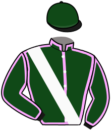 casaque portée par Lebrun J. S. jockey du cheval de course IQUEM D'ERABLE, information pmu ZETURF