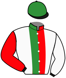 casaque portée par Barrier A. jockey du cheval de course EXPLORER MUNDI, information pmu ZETURF casaque portée par Barrier A. jockey du cheval de course EXPLORER MUNDI, information pmu ZETURF