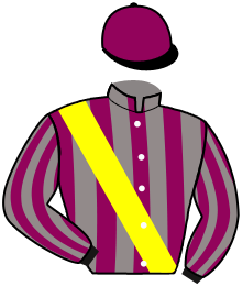 casaque portée par Zuliani A. jockey du cheval de course LOLITA DES MOTTES, information pmu ZETURF casaque portée par Zuliani A. jockey du cheval de course LOLITA DES MOTTES, information pmu ZETURF