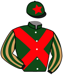 casaque portée par De Giles F. jockey du cheval de course ICEO MADRIK, information pmu ZETURF casaque portée par De Giles F. jockey du cheval de course ICEO MADRIK, information pmu ZETURF