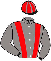 casaque portée par Maignan M. jockey du cheval de course JOKER DU LYS, information pmu ZETURF