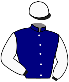 casaque portée par Journiac H. jockey du cheval de course LEXINGTON DU SEUIL, information pmu ZETURF