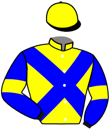 casaque portée par Poggionovo Mme Lau. jockey du cheval de course LANDZARODVILLERETS, information pmu ZETURF