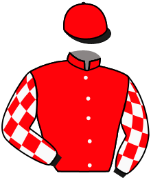 casaque portée par Planque S. jockey du cheval de course LENZA CONTI, information pmu ZETURF