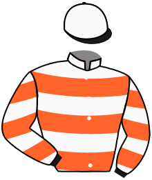 casaque portée par Fontaine Mlle E. jockey du cheval de course GOLDROSCHEN, information pmu ZETURF casaque portée par Fontaine Mlle E. jockey du cheval de course GOLDROSCHEN, information pmu ZETURF