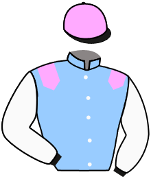 casaque portée par Berge C. jockey du cheval de course SHIHOKU, information pmu ZETURF