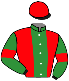 casaque portée par Bernard A. jockey du cheval de course ZIZANIE VAL, information pmu ZETURF