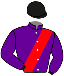 casaque portée par Subias A. jockey du cheval de course MOUNKA, information pmu ZETURF