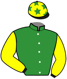 casaque portée par Morin A. jockey du cheval de course FRANCO FLEURI, information pmu ZETURF