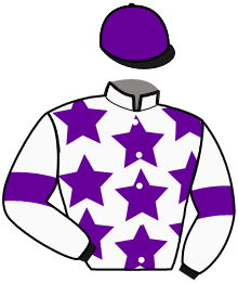 casaque portée par Piton B. jockey du cheval de course KHADIDJA CASTELETS, information pmu ZETURF