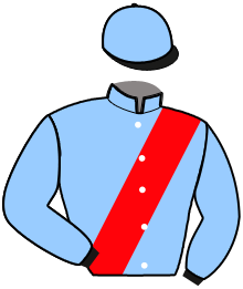 casaque portée par Raffin E. jockey du cheval de course LEADER BOURBON, information pmu ZETURF