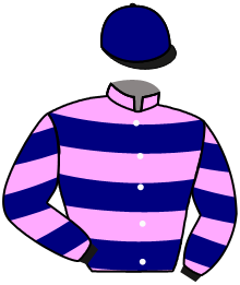 casaque portée par Labaisse E. jockey du cheval de course SOISFRANC, information pmu ZETURF