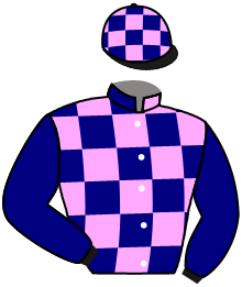 casaque portée par Cypria Mat. jockey du cheval de course TROPHY GIRL, information pmu ZETURF